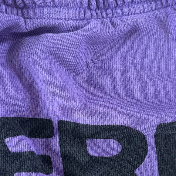 Purple Free City Sweatpants with Orange Bird Logo Size XL - Picture 5 of 7
